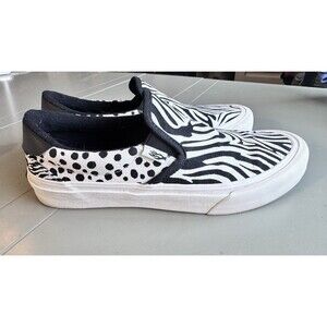 Straye Ventura Zebra Tiger Print Sneakers Slip-on Shoes Men 9 Women’s Size 10.5